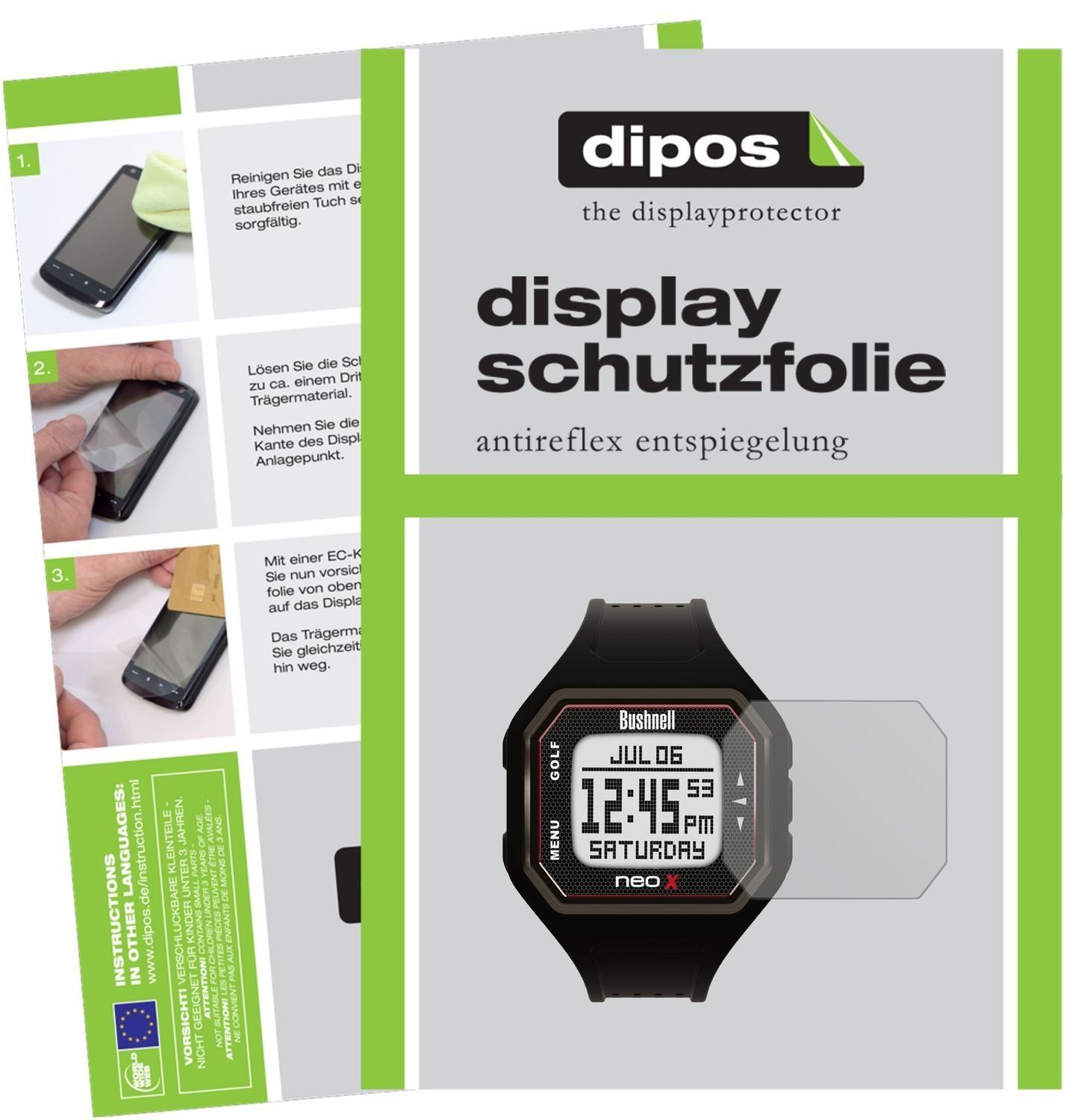 6x Schutzfolie matt für Bushnell Neox Display-Schu (1)