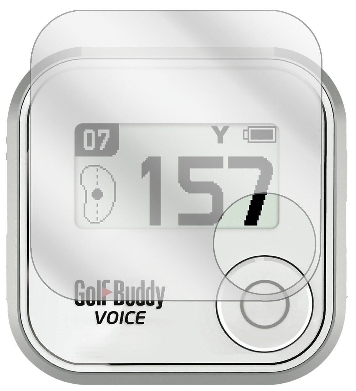 5x Schutzfolie klar für Golfbuddy Voice Display-Sc (1)