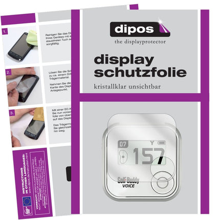5x Schutzfolie klar für Golfbuddy Voice Display-Sc (2)