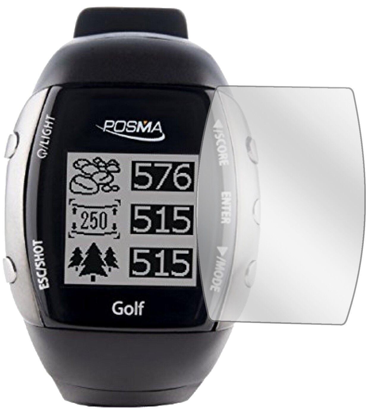 5x Schutzfolie klar für Golfbuddy CT2 Display-Schu (1)
