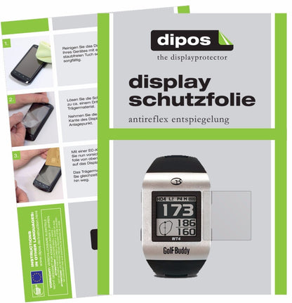 6x Schutzfolie matt für Golfbuddy WT4 Display-Schu (1)