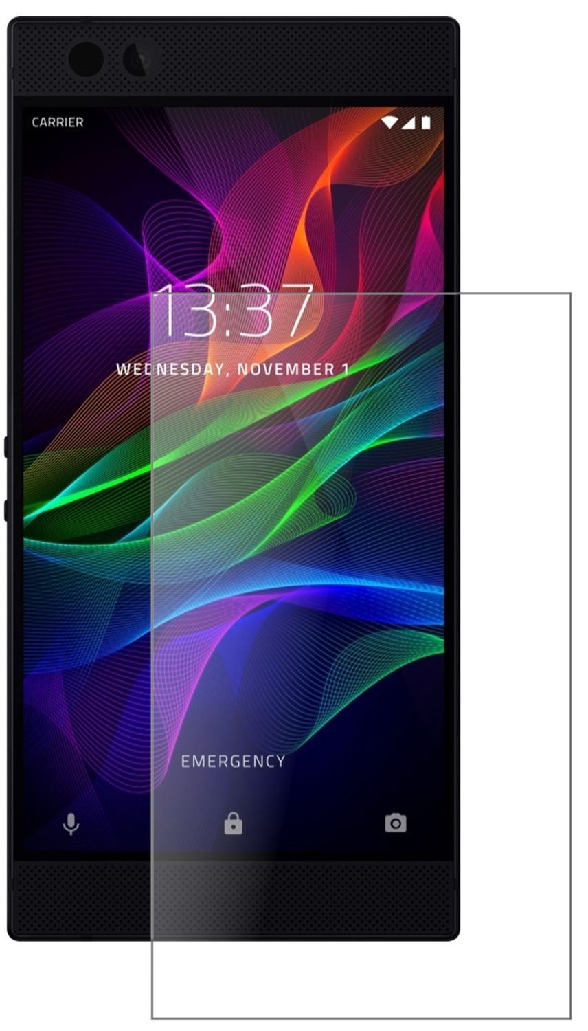 2x 9H Schutzfolie matt für Razer Phone Panzerfolie (2)