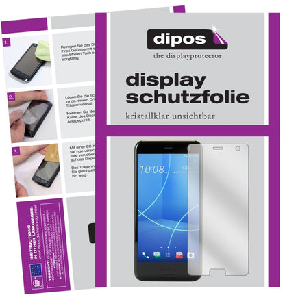 5x Schutzfolie klar für HTC U11 Life Display-Schut (2)