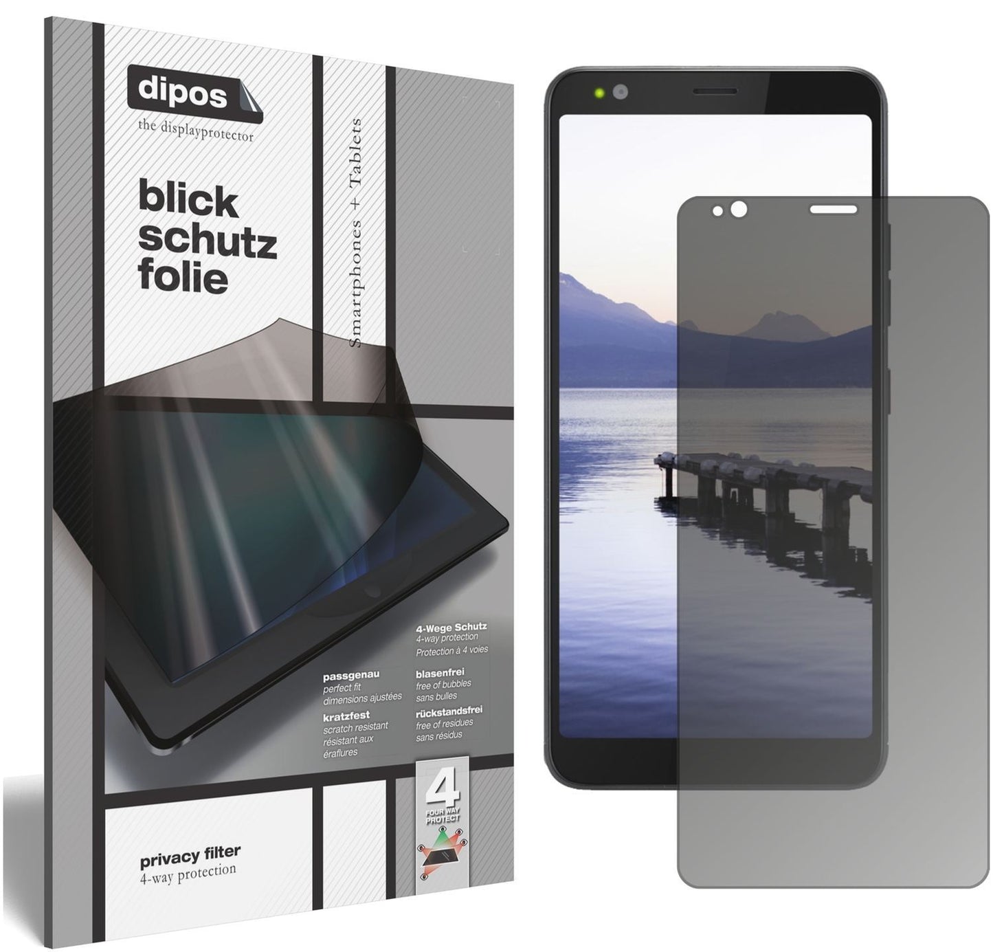 Blickschutzfolie für Gigaset GS370 matt Schutzfoli (1)
