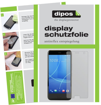 6x Schutzfolie matt für HTC U11 Life Display-Schut (1)