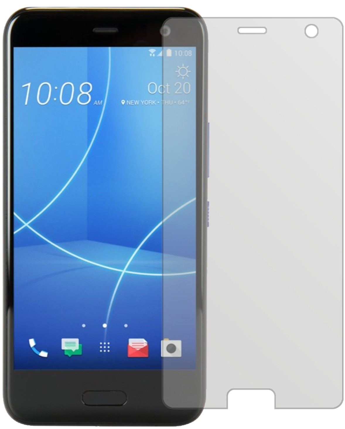 6x Schutzfolie matt für HTC U11 Life Display-Schut (2)