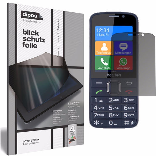 Blickschutzfolie für bea-fon SL820 matt Schutzfoli (1)
