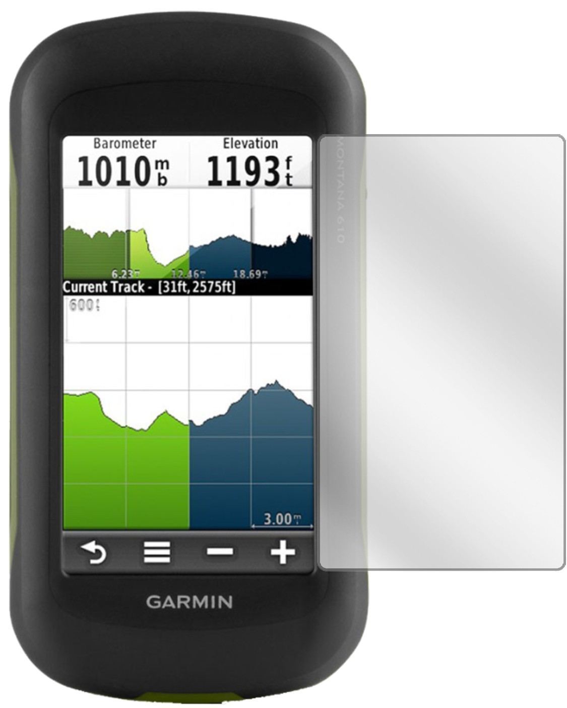 3x Schutzfolie klar für Garmin Montana 610 Display (2)