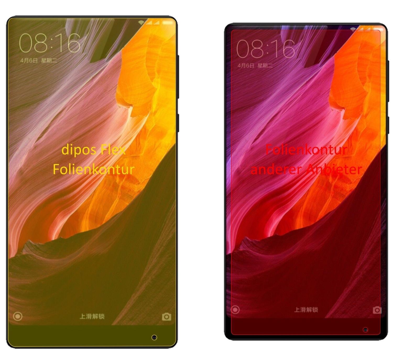 3x 3D Full Cover Schutzfolie für Xiaomi Mi MIX 2 (3)