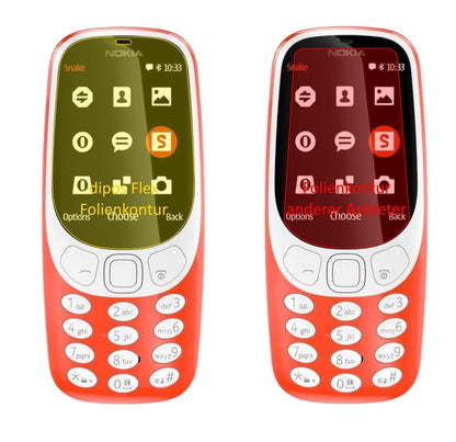 3x 3D Full Cover Schutzfolie für Nokia 3310 (2)