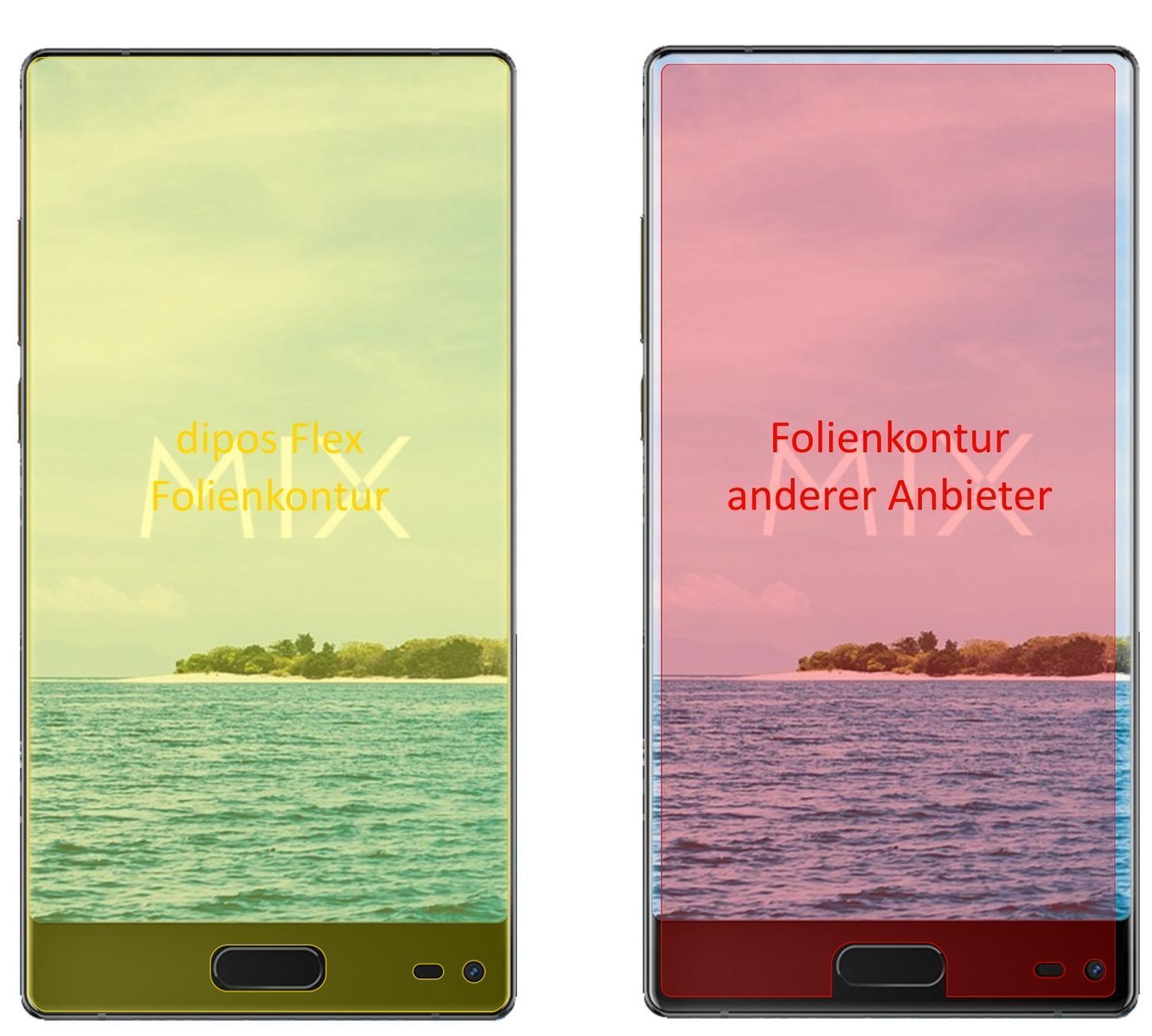 3x 3D Full Cover Schutzfolie für Ulefone Mix (2)