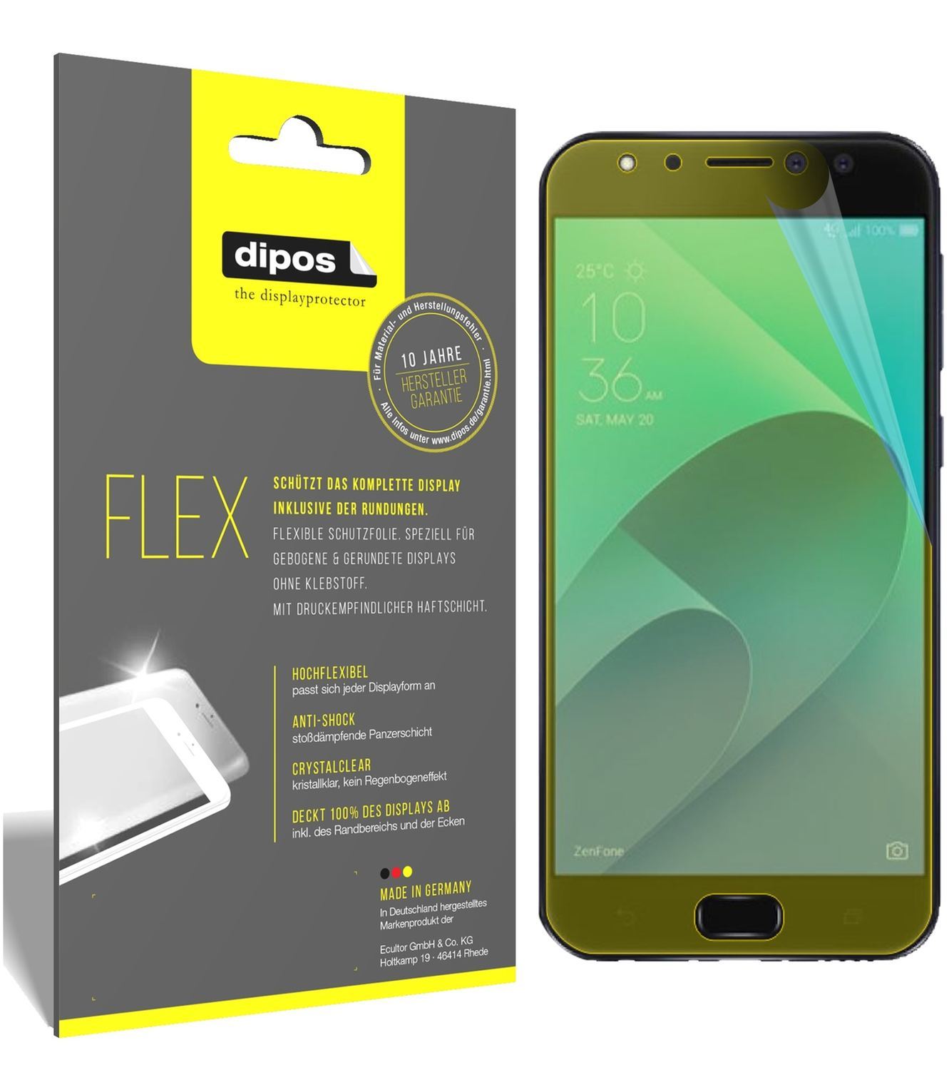 3x 3D Full Cover Schutzfolie für Asus Zenfone 4 Se (1)