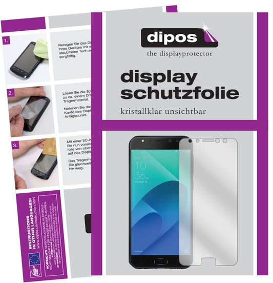 2x Schutzfolie klar für Asus Zenfone 4 Selfie Pro  (1)