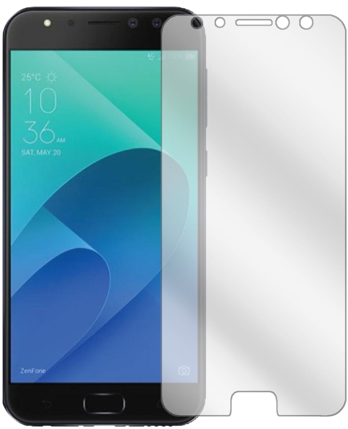 2x Schutzfolie klar für Asus Zenfone 4 Selfie Pro  (2)