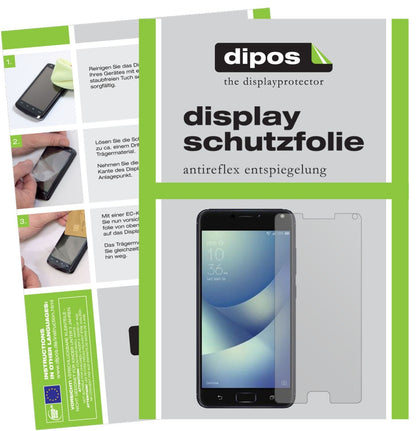 6x Schutzfolie matt für Asus Zenfone 4 ZE554KL Dis (1)