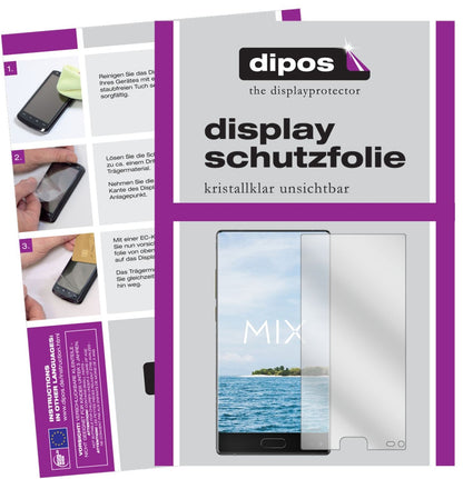 6x Schutzfolie klar für Ulefone Mix Display-Schutz (1)