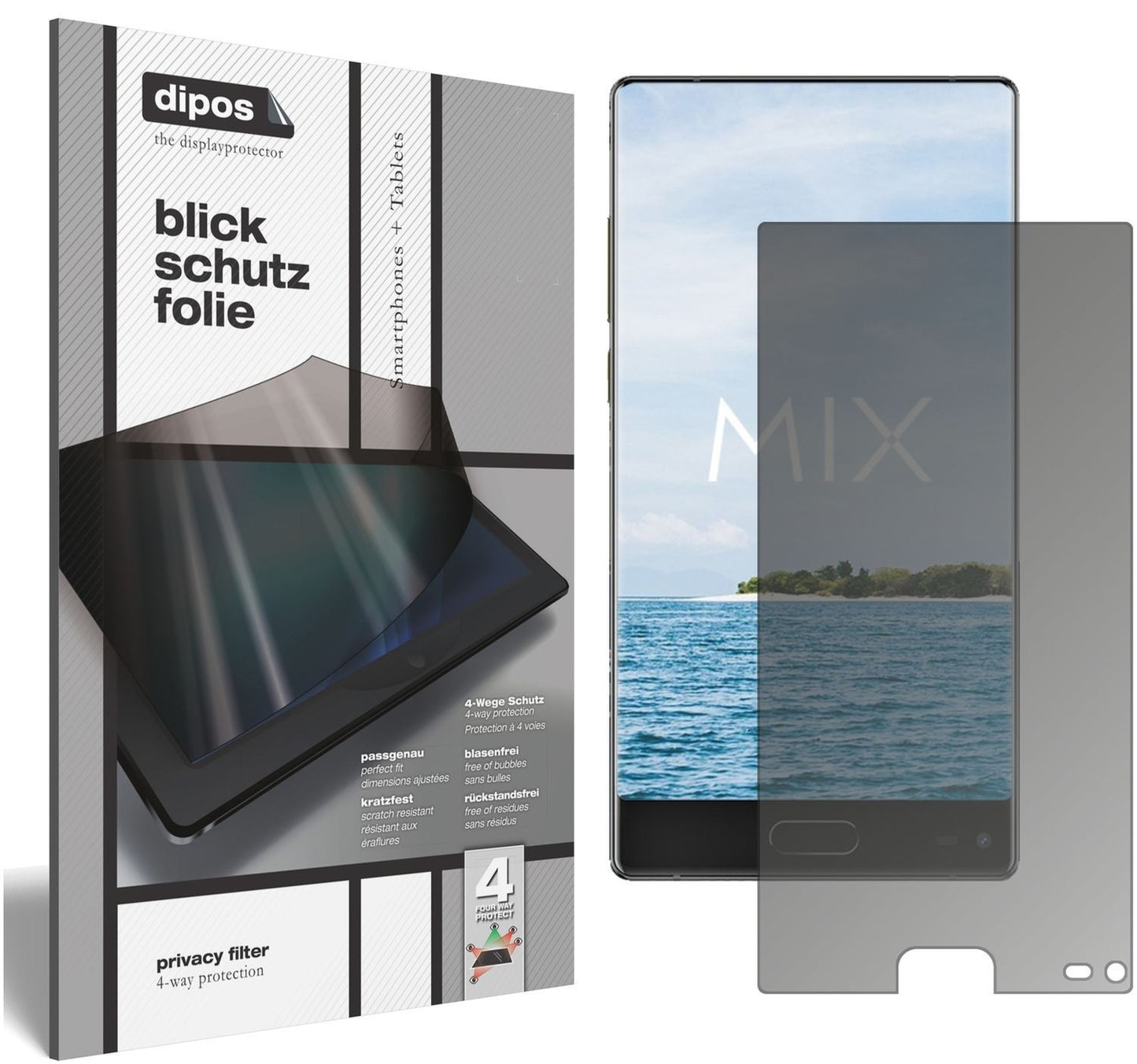 Blickschutzfolie für Ulefone Mix matt Schutzfolie  (1)
