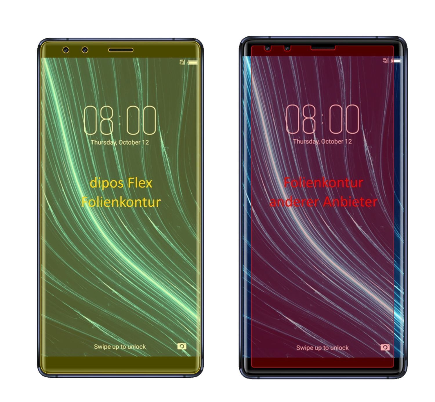 3x 3D Full Cover Schutzfolie für Archos Diamond Om (2)