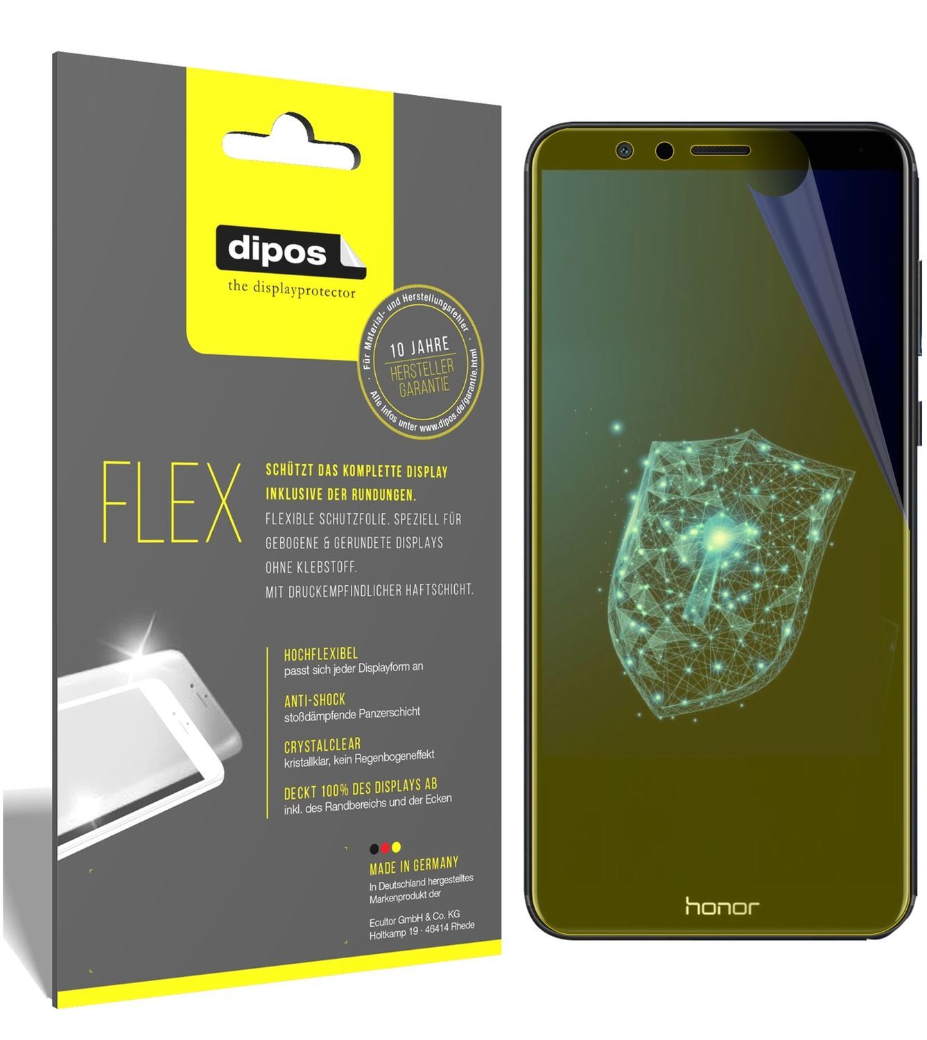 3x 3D Full Cover Schutzfolie für Huawei Honor 7X (1)
