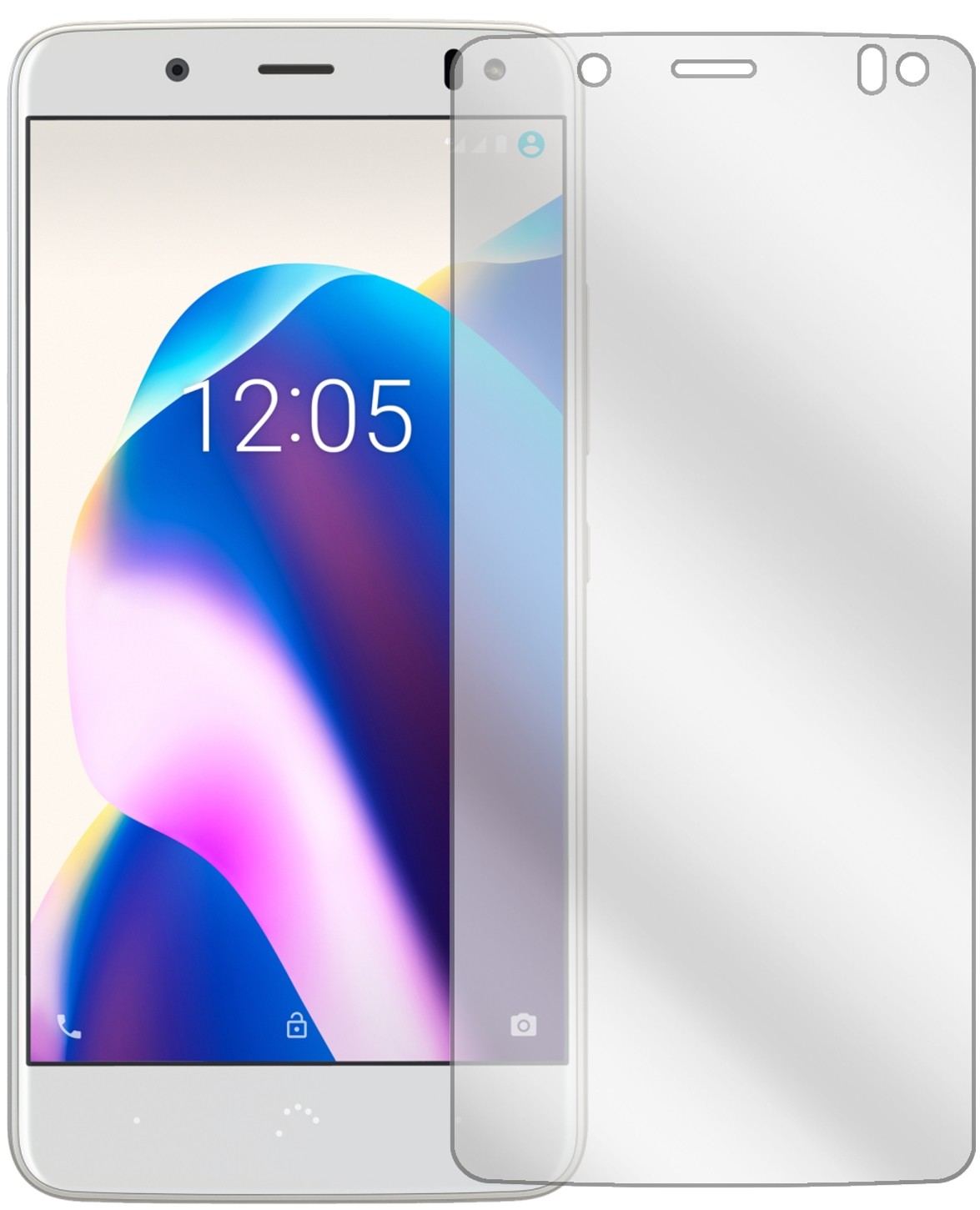 6x Schutzfolie klar für BQ Aquaris U2 Lite Display (2)
