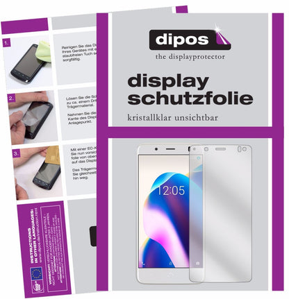 6x Schutzfolie klar für BQ Aquaris U2 Display-Schu (1)
