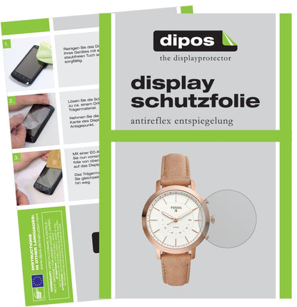 6x Schutzfolie matt für Fossil Q Neely Display-Sch (1)