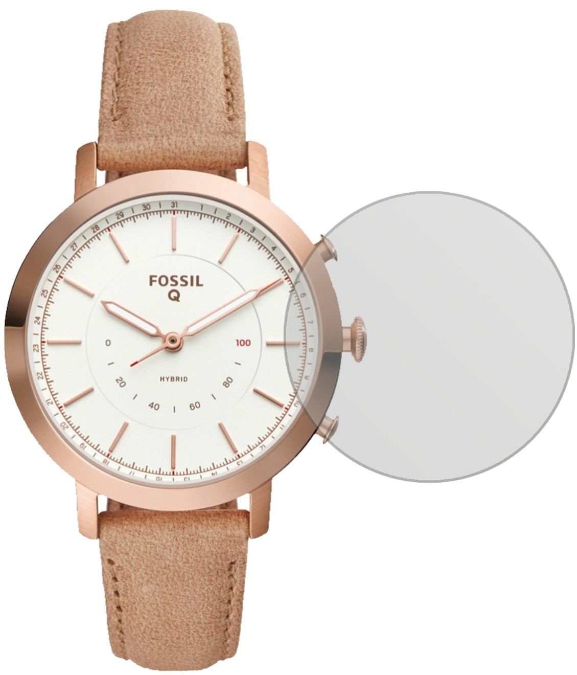 6x Schutzfolie matt für Fossil Q Neely Display-Sch (2)