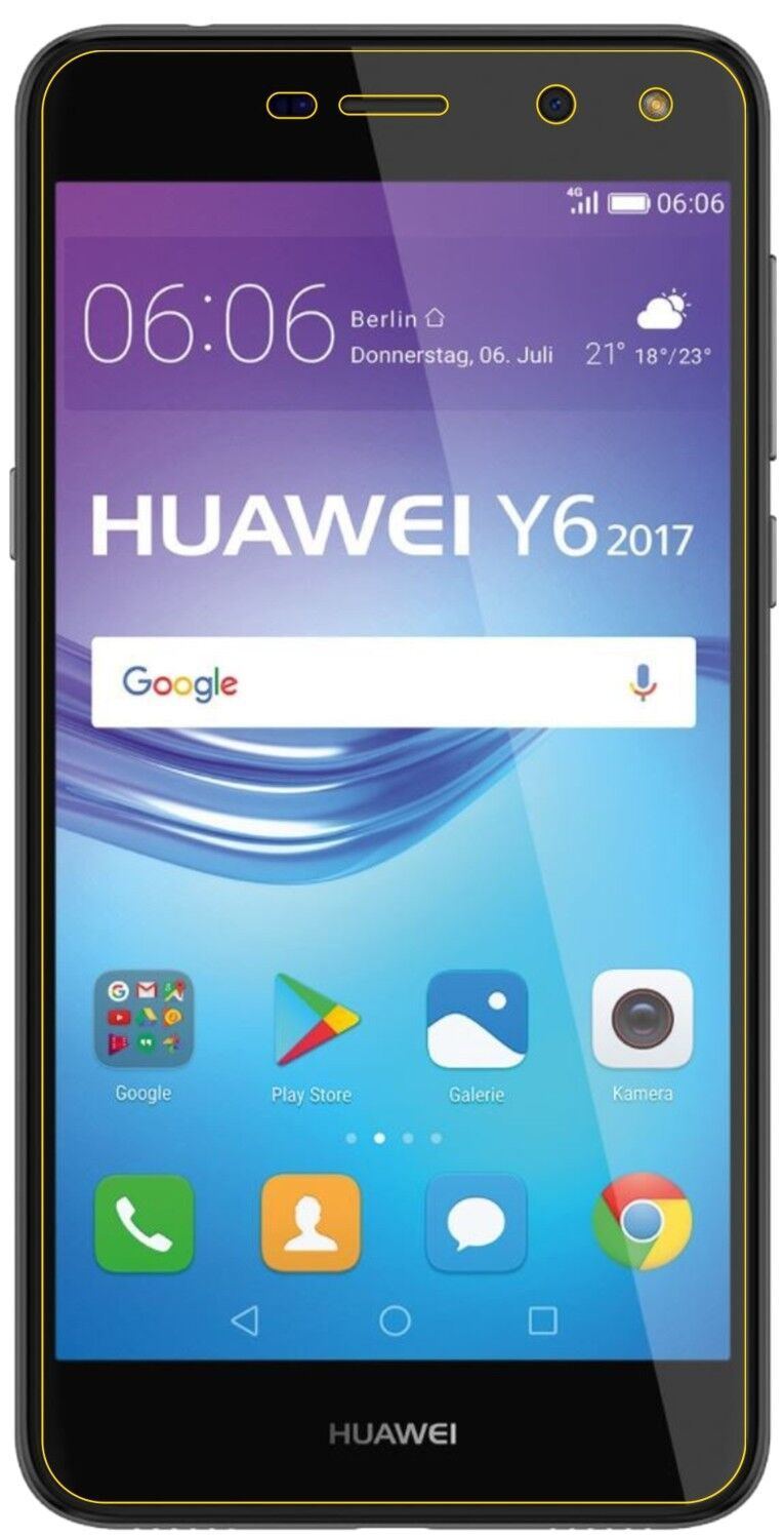 1x 9H Schutzfolie matt für Huawei Y6 (2017) Panzer (9)