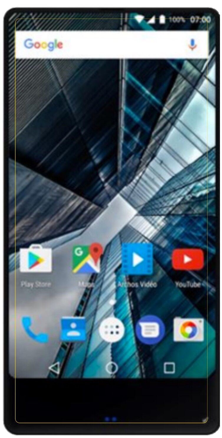 1x 9H Schutzfolie matt für Archos Sense 55 S Panze (9)