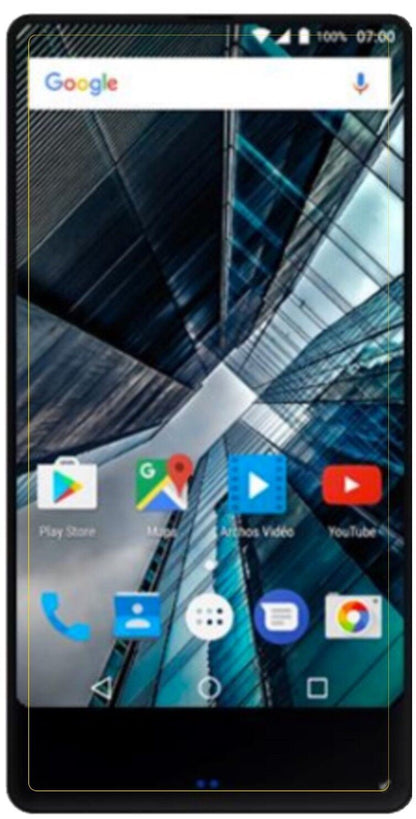1x 9H Schutzfolie matt für Archos Sense 55 S Panze (9)