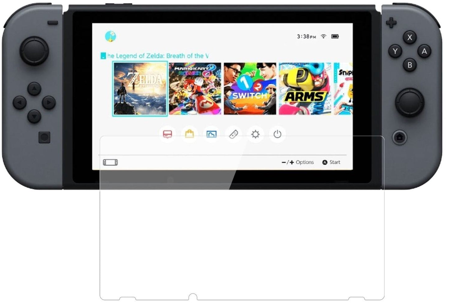 1x 9H Schutzfolie für Nintendo Switch Panzerfolie (1)