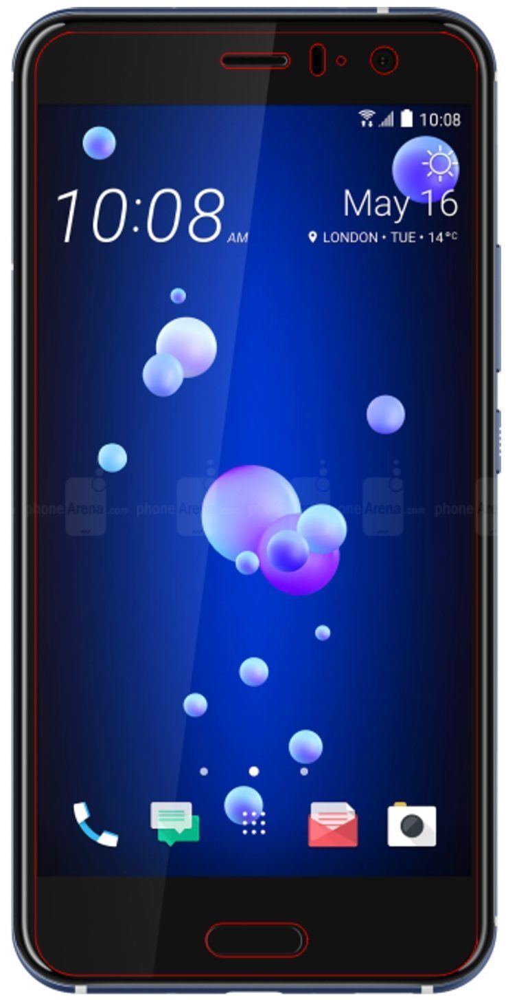 1x 9H Schutzfolie für HTC U11 Panzerfolie (9)