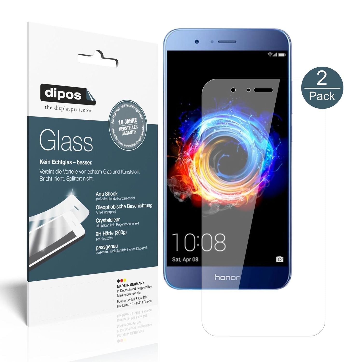1x 9H Schutzfolie für Huawei Honor 8 Pro Panzerfol (2)
