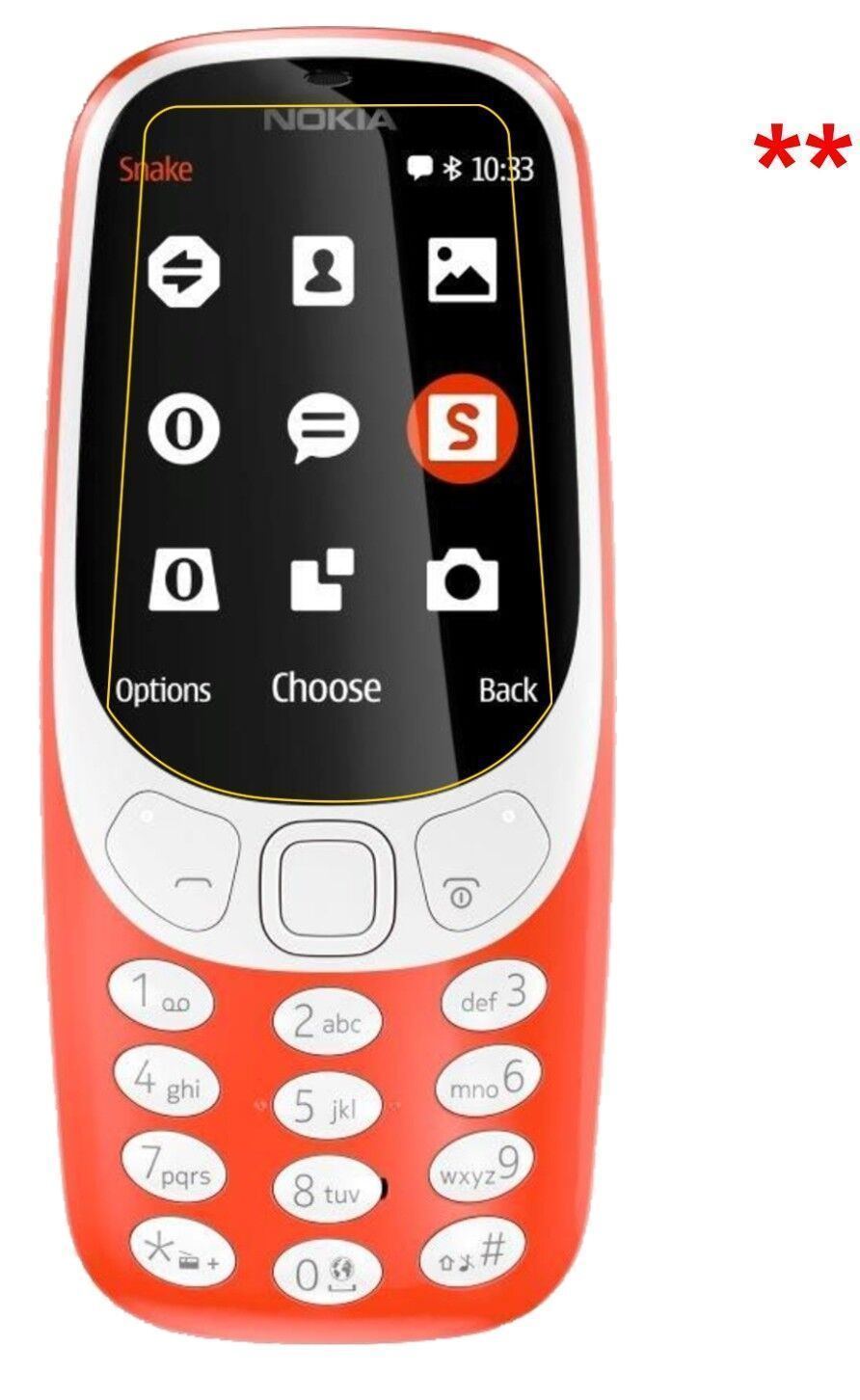 1x 9H Schutzfolie matt für Nokia 3310 Panzerfolie (9)