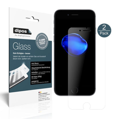 1x 9H Schutzfolie matt für Apple iPhone 7 Panzerfo (2)