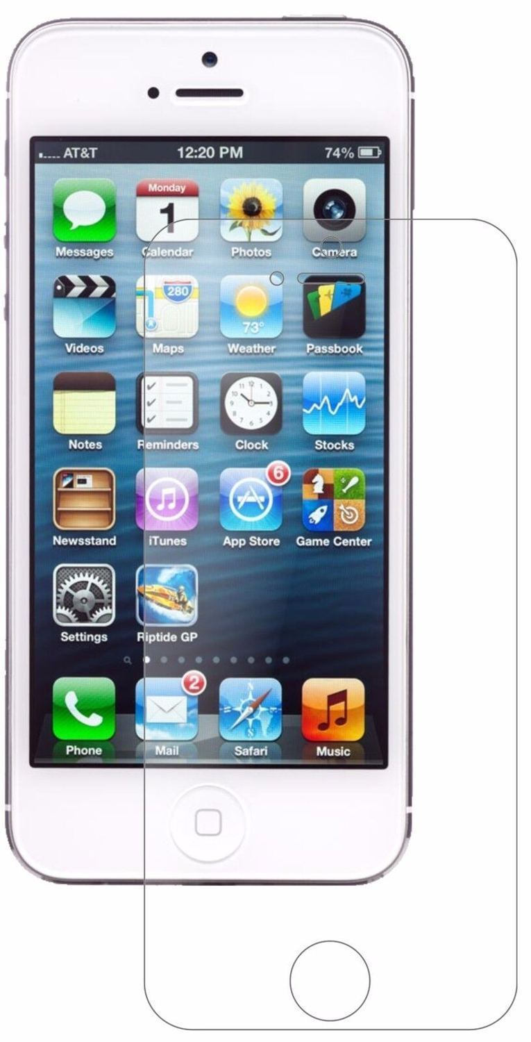 1x 9H Schutzfolie matt für Apple iPhone 5 / 5S / 5 (1)