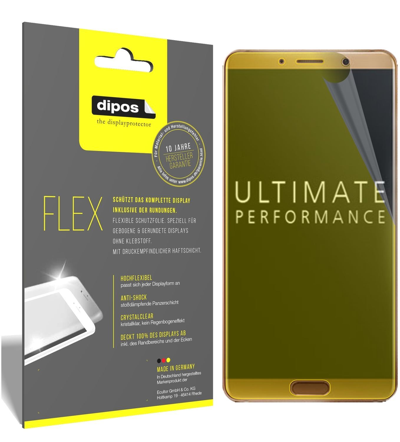 3x 3D Full Cover Schutzfolie für Huawei Mate 10 (1)
