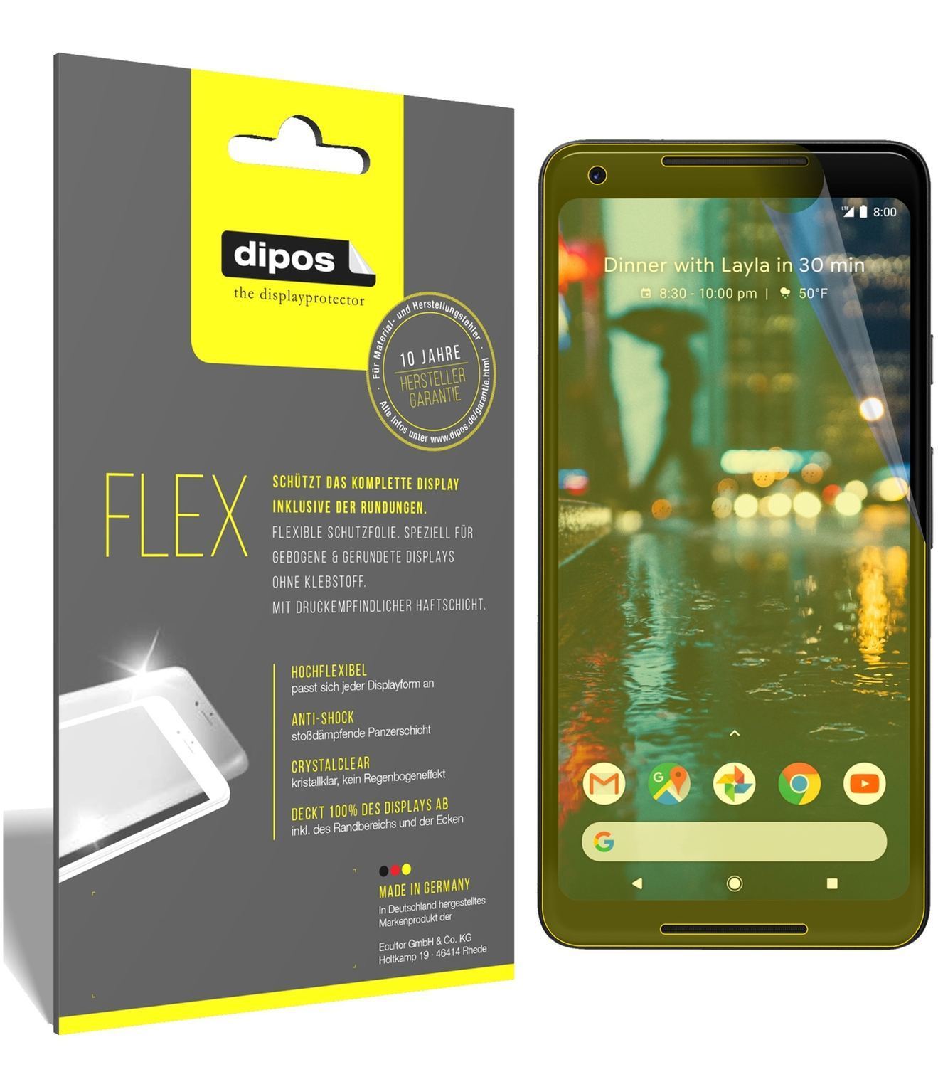 3x 3D Full Cover Schutzfolie für Google Pixel 2 XL (1)
