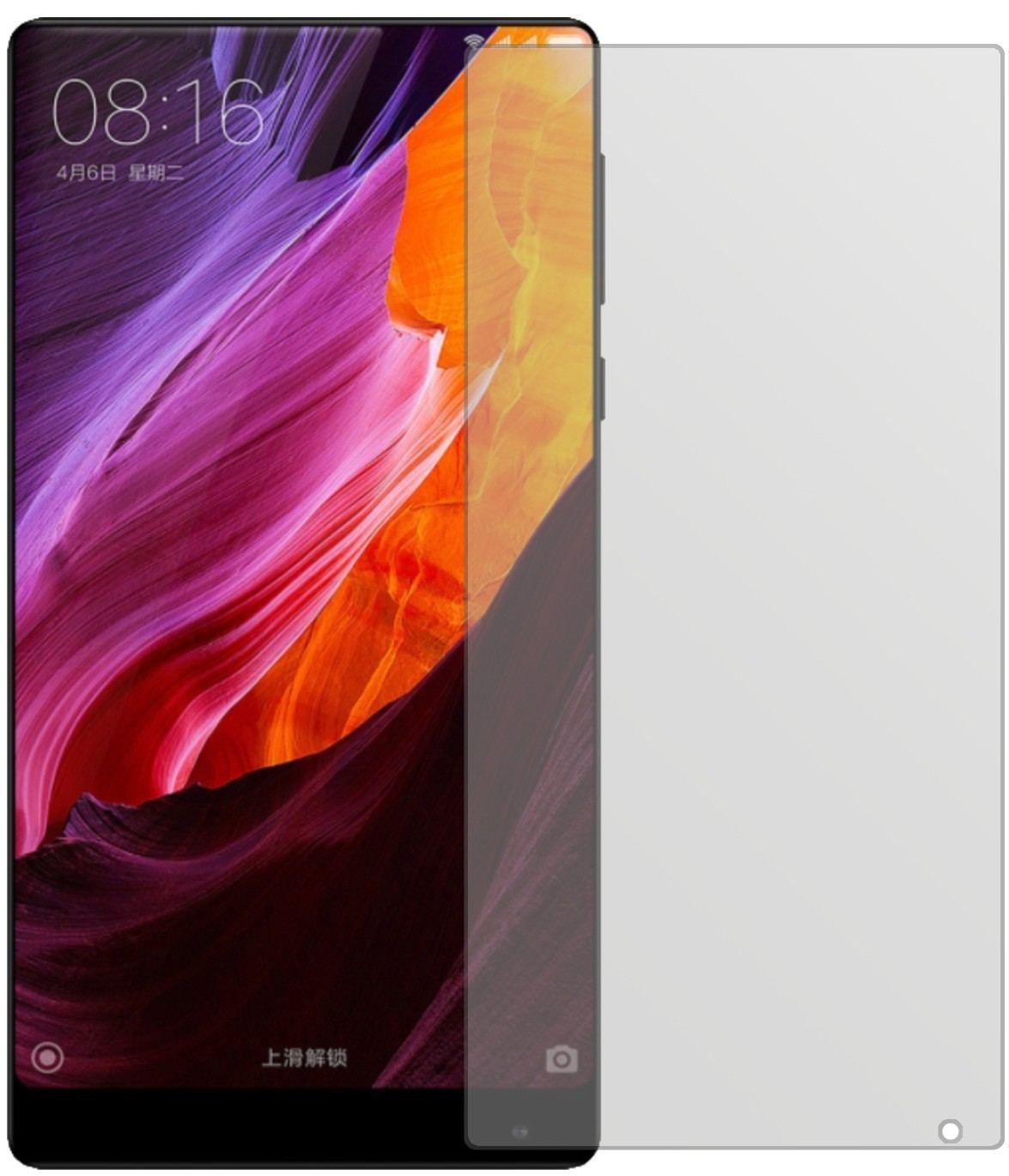 6x Schutzfolie matt für Xiaomi Mi MIX 2 Display-Sc (2)