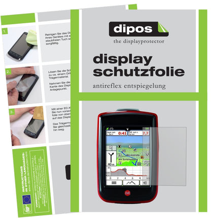 3x Schutzfolie matt für Falk IBEX 32 Display-Schut (1)