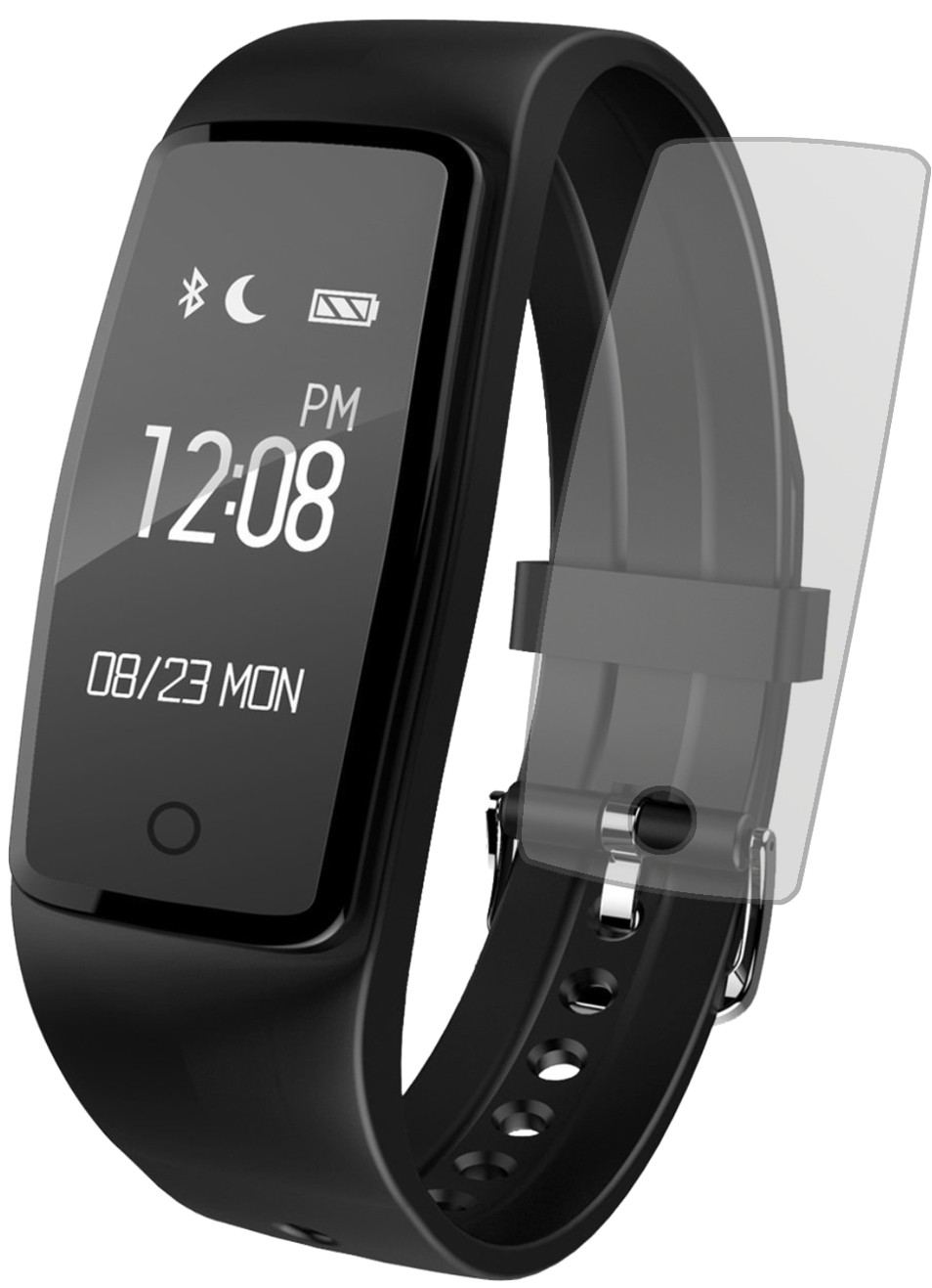 6x Schutzfolie matt für Yamay HR4 Fitness Tracker  (2)