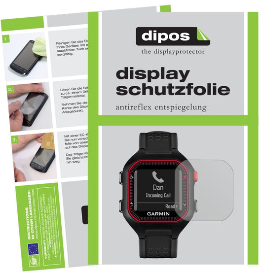 6x Schutzfolie matt für Garmin Forerunner 25 Displ (1)
