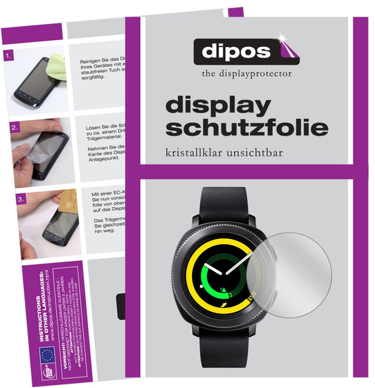 6x Schutzfolie klar für Samsung Gear Sport Display (1)