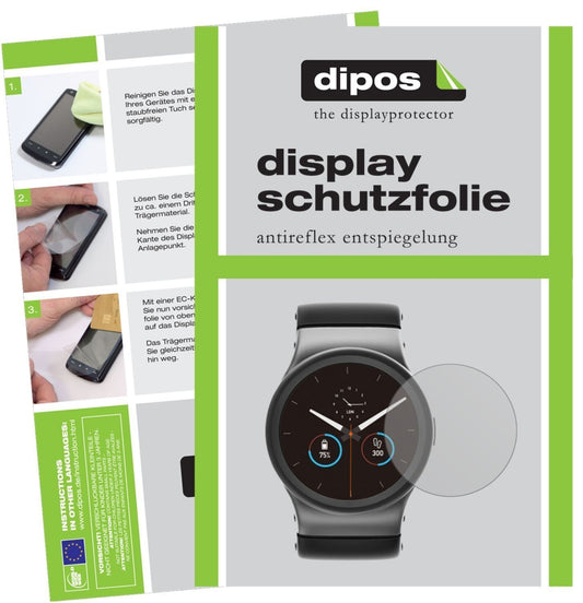 6x Schutzfolie matt für Uhr 59 mm Durchmesser Disp (1)