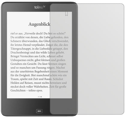 2x Schutzfolie matt für Tolino Epos eBook Reader D (2)