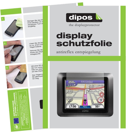 3x Schutzfolie matt für Garmin zumo 210 Display-Sc (1)