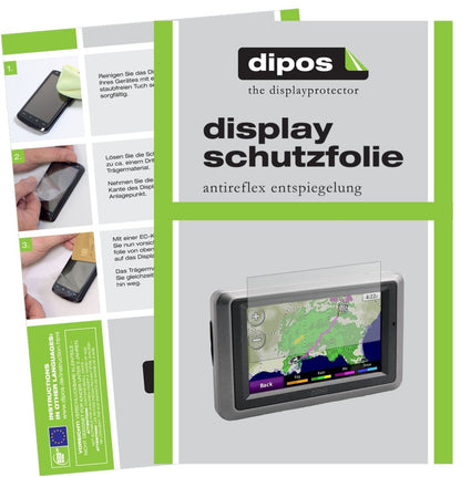 3x Schutzfolie matt für Garmin zumo 660 LM Display (1)