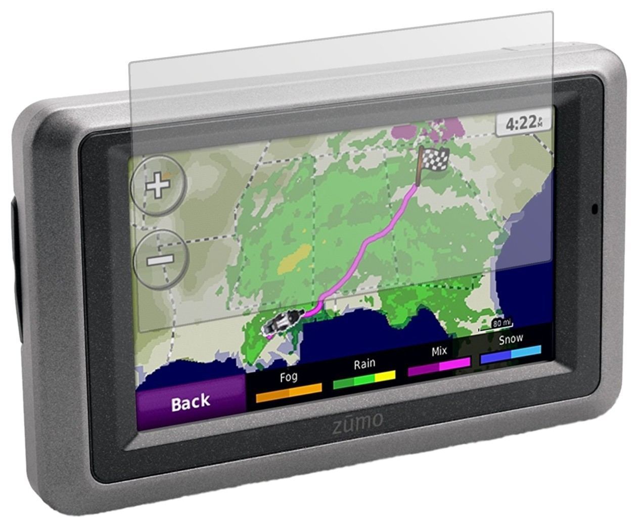 3x Schutzfolie matt für Garmin zumo 660 LM Display (2)