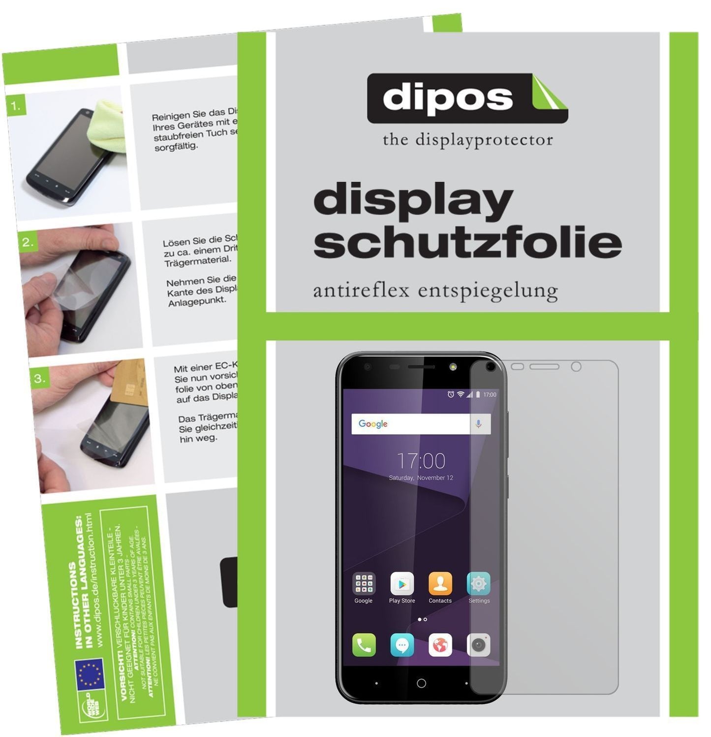 6x Schutzfolie matt für ZTE Blade A6 Display-Schut (1)
