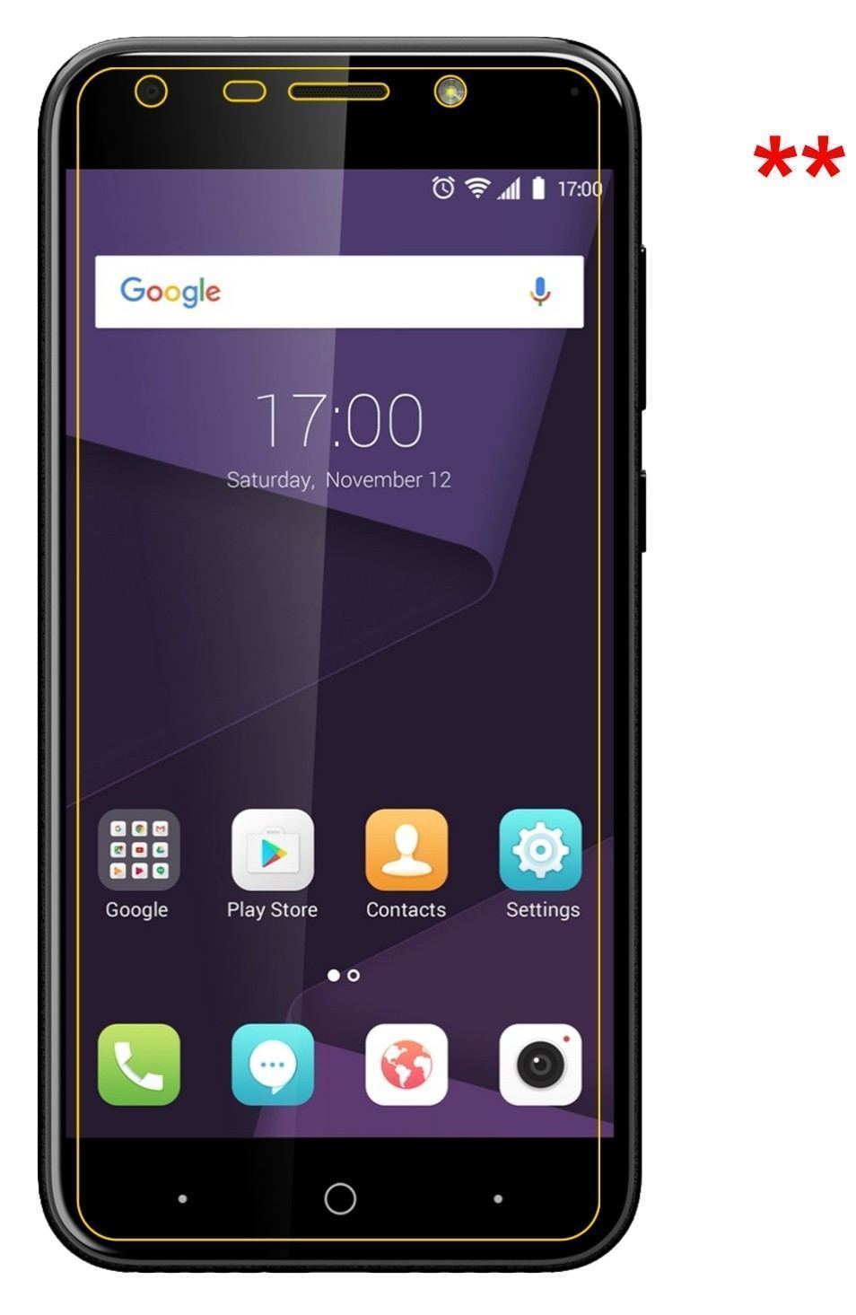 6x Schutzfolie matt für ZTE Blade A6 Display-Schut (6)